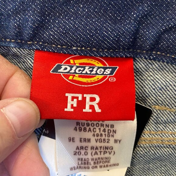 Dickies Mens Carpenter Jeans Size 36X32 Relaxed 2112 Cat 2 Fit Flame-Resistant - Picture 12 of 16